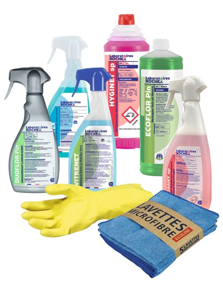 Kit de nettoyage bureaux & sanitaires JOLETI